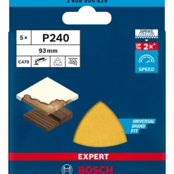 Expert C470 Schleifpapier für Deltaschleifer 93 mm G 240 5 Stück ^ Bosch Professional Hot