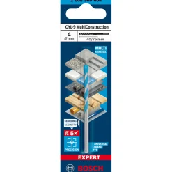 Expert CYL-9 MultiConstruction Bohrer 4 x 45 x 75 mm d 3,8 mm ^ Bosch Professional Hot