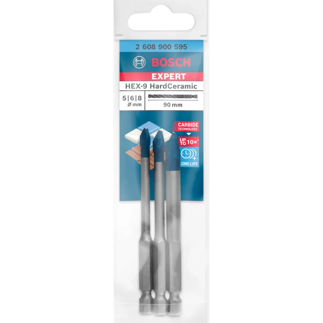 Expert HardCeramic HEX-9 Bohrer-Set 5/6/8 mm 3- teilig ^ Bosch Professional Sale