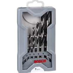 HSS-Spiralbohrer-Set PointTeQ 7- teilig Mini-X-Line 2–8 mm ^ Bosch Professional