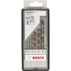 Metallbohrer-Set Robust Line HSS-Co 2–8 mm 6-teilig ^ Bosch Professional Clearance