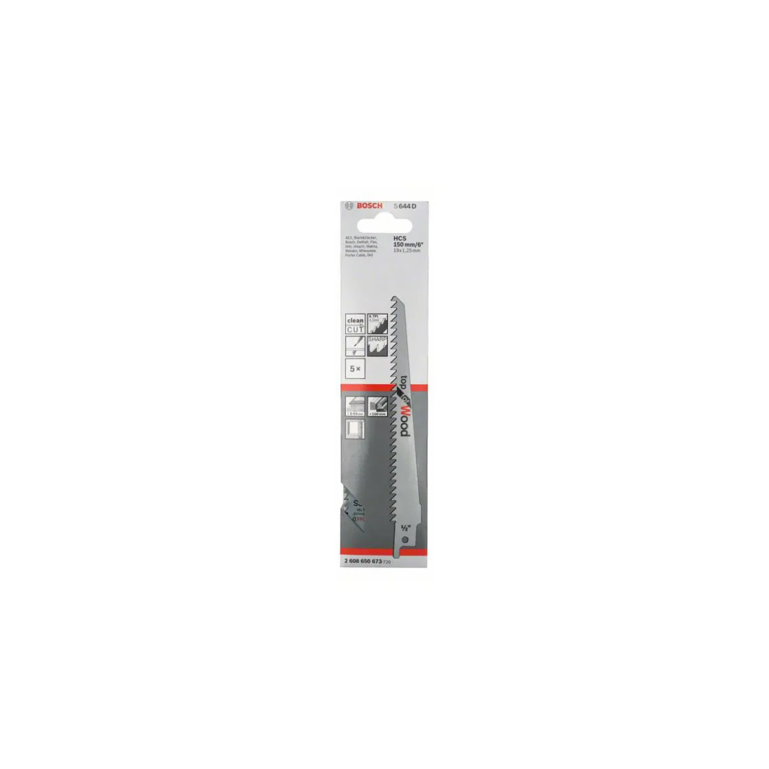 Säbelsägeblatt S 922 BF 5 Stück ^ Bosch Professional