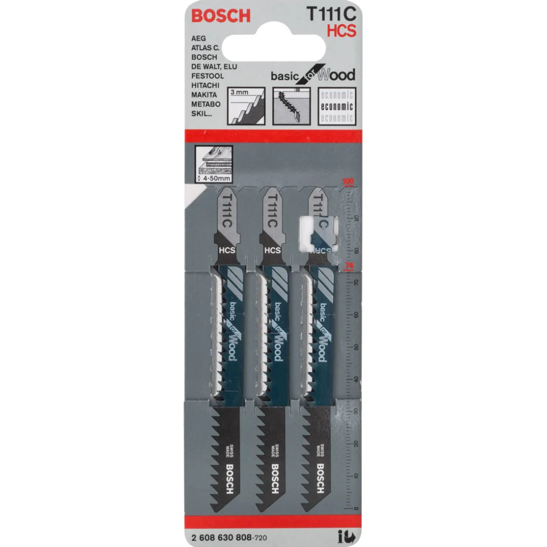 Stichsägeblatt T 111 C Basic for Wood ^ Bosch Professional Discount