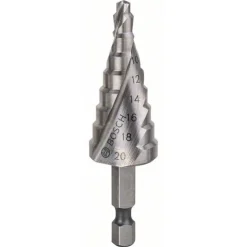 Stufenbohrer HSS 4 - 20 mm 1/4" 70,5 mm ^ Bosch Online