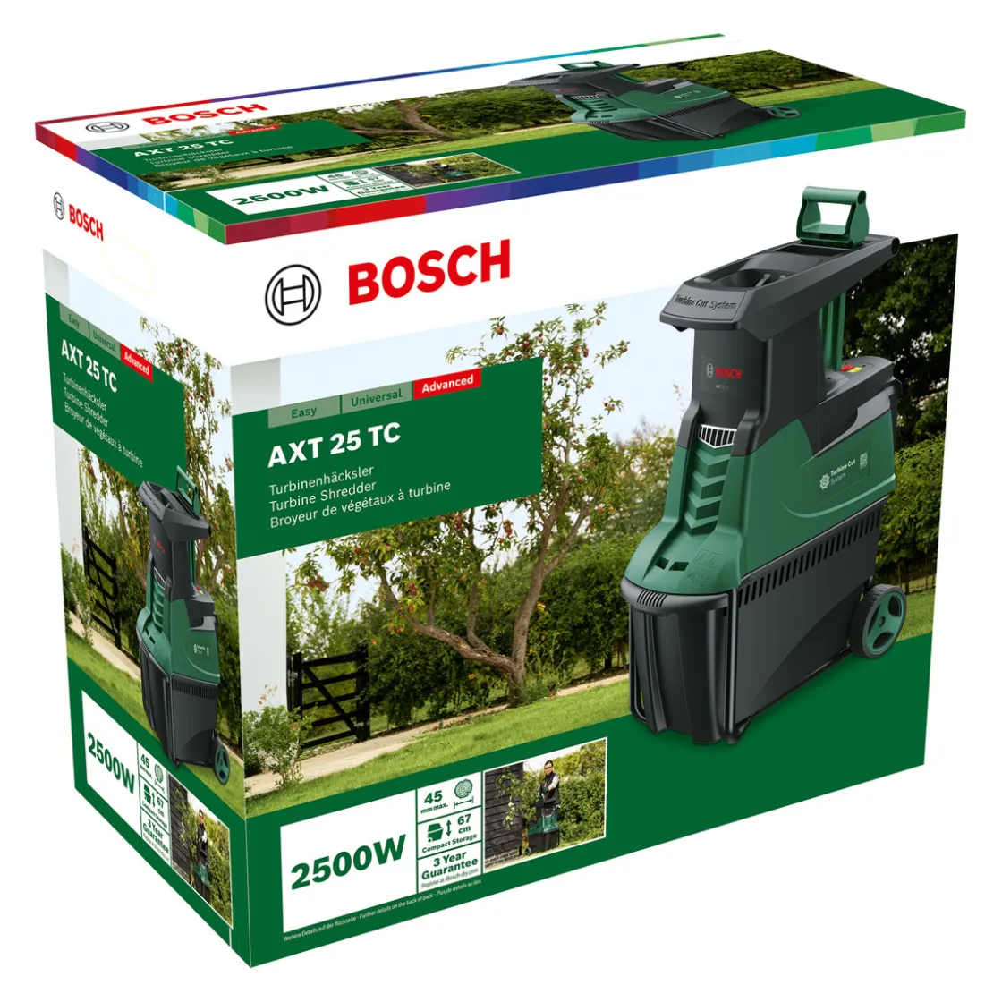 Turbinenhäcksler AXT 25 TC ^ Bosch Discount