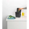 Brabantia Abfalleimer Sort & Go 18,8 x 18,1 x 13,9 cm grau ^ Outlet