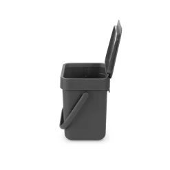 Brabantia Abfalleimer Sort & Go 18,8 x 18,1 x 13,9 cm grau ^ Outlet