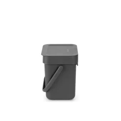 Brabantia Abfalleimer Sort & Go 18,8 x 18,1 x 13,9 cm grau ^ Outlet