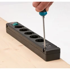 Bremounta 5fach mit USB schwarz DE 3mH05VV-F3G1,5 mit Schalter ^ Brennenstuhl Outlet