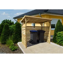 Brennholzlager 663 B, Groesse 1 260x130cm ^ Weka Hot