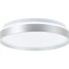 Deckenleuchte Britt 33cm silber/weiß 22W 2300lm stufenlos dimmbar ^ Brilliant Online