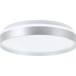 Deckenleuchte Britt 33cm silber/weiß 22W 2300lm stufenlos dimmbar ^ Brilliant Online