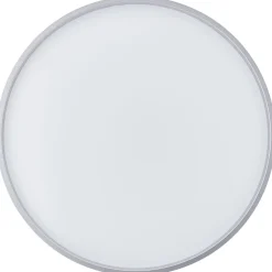 Deckenleuchte Britt 33cm silber/weiß 22W 2300lm stufenlos dimmbar ^ Brilliant Online