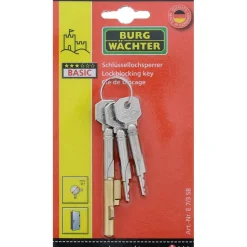 Schlüssellochsperrer E 7/ Messing ^ Burg Wächter Outlet
