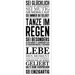 Canvas-Art Sei Glücklich 30 x 80 cm ^ Pro-Art Discount