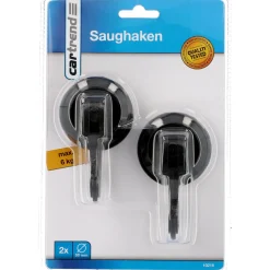 Saughaken schwarz 6 kg 2 Stück ^ Cartrend