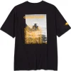 CAT Graphic T-shirt anthrazit Gr. 2XL ^ Sale
