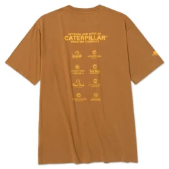 Graphic T-shirt bronze Gr. XL ^ CAT New