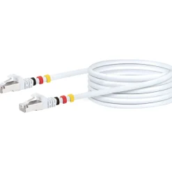 CAT7 Netzwerkkabel S/FTP 3Farbclips 20mweiss ^ Schwaiger Outlet