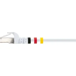 CAT7 Netzwerkkabel S/FTP 3Farbclips 2,5mweiss ^ Schwaiger New