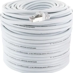 CAT6 Netzwerkkabel SF/UTP 50,0m weiss ^ Schwaiger
