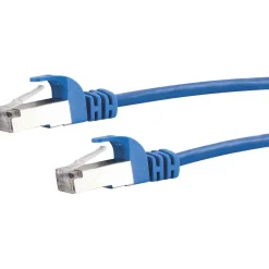 CAT6 S/FTP Netzwerkkabel 2,5m blaumax. 250 Mhz 1 Gbit/s ^ Schwaiger Hot