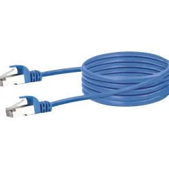 CAT6 S/FTP Netzwerkkabel 2,5m blaumax. 250 Mhz 1 Gbit/s ^ Schwaiger Hot