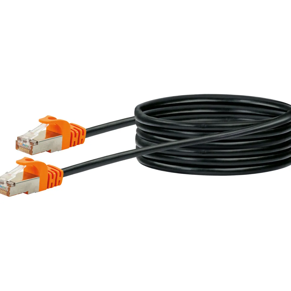CAT7 S/FTP Netzwerkkabel 5,0m schwarz ^ Schwaiger Best