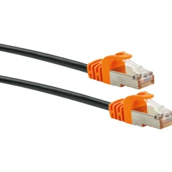 CAT7 S/FTP Netzwerkkabel 2,0m schwarz ^ Schwaiger Hot