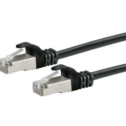CAT6 S/FTP Netzwerkkabel 2,5m schwarzmax. 250 Mhz 1 Gbit/s ^ Schwaiger Sale