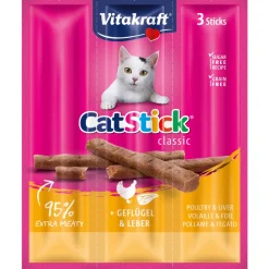 Cat-Stick mini Geflügel und Leber 3 Stück ^ Vitakraft Online