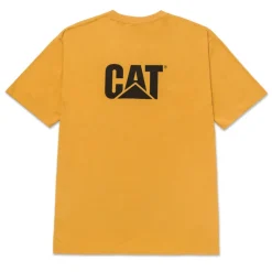 CAT Trademark T-shirt Mustard Gr.L ^ Sale