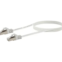 CAT6 U/FTP Netzwerk Flachkabel 1,5 mweiss ^ Schwaiger Outlet