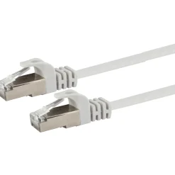 CAT6 U/FTP Netzwerk Flachkabel 3,0 mweiss ^ Schwaiger Best
