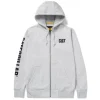 Zip Hoodie Banner Gr. L grau ^ CAT Outlet