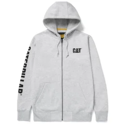 Zip Hoodie Banner Gr. L grau ^ CAT Outlet