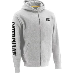 Zip Hoodie Banner Gr. L grau ^ CAT Outlet