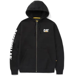 Zip Hoodie Banner Gr. 2XL schwarz ^ CAT Clearance