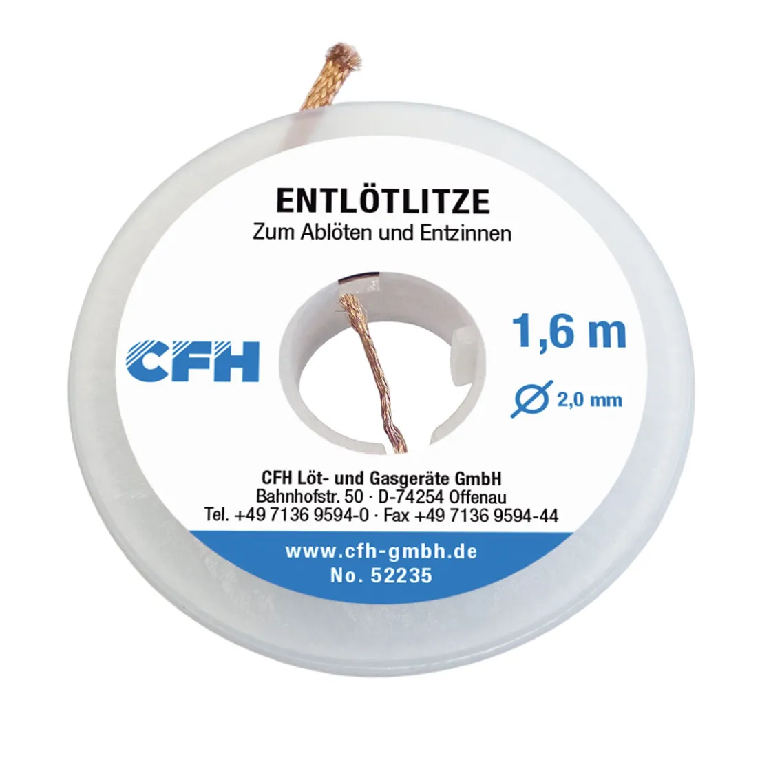 Entlötlitze EL 235 ^ CFH Hot