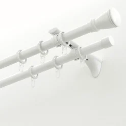 Chicago Metallstg.20mm weiss 240cm ^ Gardinia Best