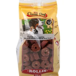 Snack Rollis Lachs 500g ^ Classic Dog New