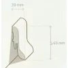 Clip-Parkettleiste SL 60 250 cm weiß ^ Best