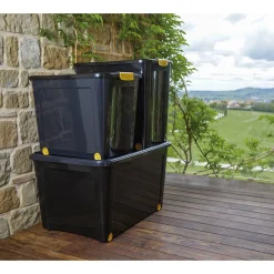 Combi Box, Farbe: Schwarz, Rollensystem, Inhalt: 18L ^ Outlet