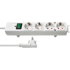 Comfort-Line Plus Steckdosenleiste weissmit Flachstecker -fach 2m H05VV-F3G1.5 ^ Brennenstuhl Outlet