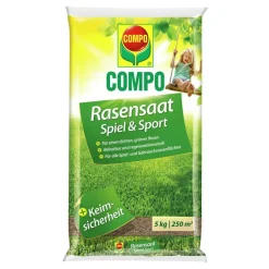 Rasensaat Spiel und Sport 5 kg für 250 m² ^ Compo Clearance