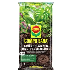 SANA Grünpflanzen- und Palmenerde 5 L ^ Compo Discount