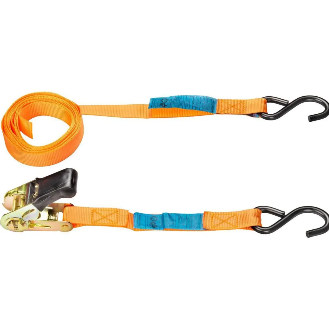 Zurrgurt-Set mit Ratsche und Haken 4-teilig ^ Connex Clearance