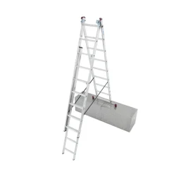 CORDA Vielzweck Leiter Treppe 3x9Sprossen ^ Krause