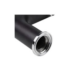 Waschtischarmatur-Set Edition Black, Druck-Ablauf, Farbe: Schwarz/Chrom ^ Cornat Online