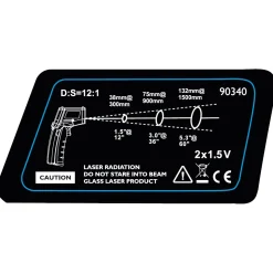 Infrarot-Thermometermit Pistolengriff 530 °C ^ COZZE Online